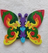 Puzzle drewniane motyl 
