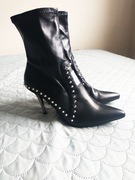 Mohito Botki na szpilce z ćwiekami 37 nowe outlet