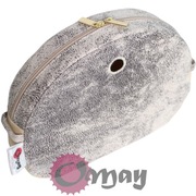 Beżowy organizer do Obag MOON LIGHT nakrapiany czarny humus Złoto OMAY