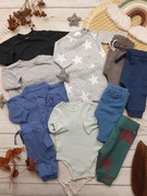 Zestaw ubranek mix paka dla chłopca rozmiar 56-62   10 sztuk CREAM