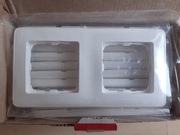 Ramka podwójna LEGRAND CARIVA biała - nowa leżak