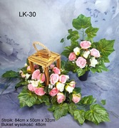 Kompozycje kwiatowe, bukiet + stroik na cmentarz, na grób, lampion 