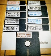 Dyskietki z grami na C64