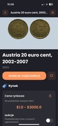 Moneta 20 Eurocent Austria 2004