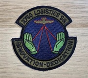 Naszywka - USAF - 2750th Logistics Squadron "Innovation - Dedication"