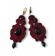 Kolczyki sutasz Nane Sutasz rękodzieło artystyczne 