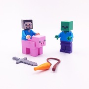 LEGO Minecraft 662101 Steve, Zombie i Świnka