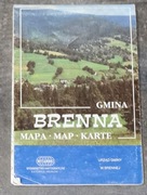 Gmina Brenna - mapa, 1991
