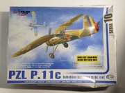 PZL P.11C 1/48 Mirage Hobby-Model do sklejania.
