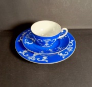 Zestaw śniadaniowy, trio porcelanowe, Tillowitz, Tułowice