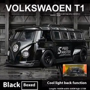 Volkswagen Bus T1 1:32 model metalowy z dźwiękiem i światłem zabawka