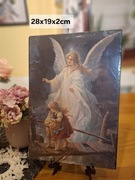 Obraz na desce Anioł Stróż 