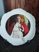 Koreański talerzyk ozdobny do powieszenia Jan Paweł II