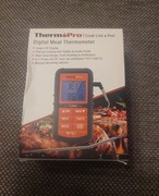 Termometr cyfrowy z wyświetlaczem i z sondą. 