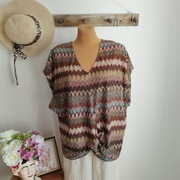 Bluzka damska TU Woman Premium, rozmiar 48 over size  orientalna