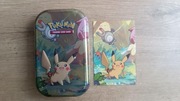 Puszka i karta Pikachu Pokemon Kanto Friends