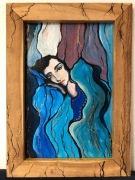 Obraz akrylowy na płycie w drewnianej ramie 70x50 (wymiar z ramą)