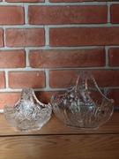 Kryształ - Koszyk duży i mały PRL 