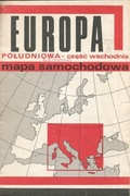 Mapa Samochodowa Europy w 4 zeszytach lata 1974/79