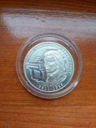 Moneta kolekcjonerska, mieszanka srebra, 10 euro, F.Liszt