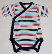 C&A * Body w kolorowe paseczki 56 cm