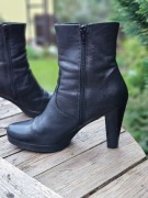 Botki skórzane Lasocki rozm. 39