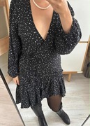 Sukienka nowa czarna rozmiar L wiskoza krótka