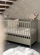 Łóżeczko dziecięce z funkcją tapczanika 70x140, marki MAŁY POKOIK 