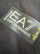 Czarna bluza EA7 Emporio Armani z kapturem