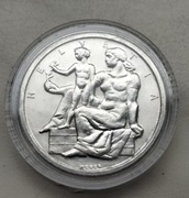 Szwajcaria 5 Franków 1948 r Konstytucja srebro 