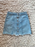 Jeansowa spódnica z guzikami