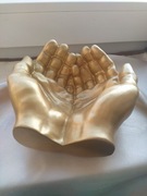 Podstawka świecznik ręce dłonie Glamour 