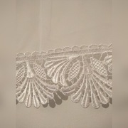 komplet dwóch firanek z woalu