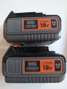 Akumulatory Black+Decker 4.0ah 18v - 2szt