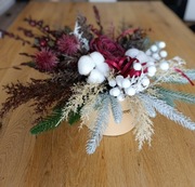 Stroik świąteczny flower box 