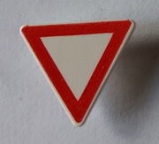 Lego 892pb003 znak drogowy ustąp pierwszeństwa 6427