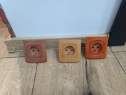 Gniazdka drewniane buk, dąb,orzech, czereśnia pojedyńcze 