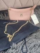 Torebka różowa na łańcuszku złotym Tommy Hilfiger