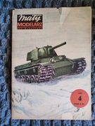Mały Modelarz 4/1981 (Radziecki czołg ciężki KW-1)