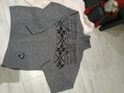Sweter (szary melanż)Country blue XL.(