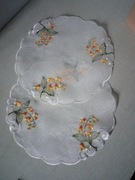 2x kolorowa serwetka okrągła śred.29cm.