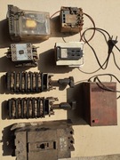 Styczniki, Zasilacz, Włącznik siłowy, Przełącznik obrotowy (zestaw)