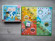 Gra planszowa edukacyjna poznaję świat zielona sowa