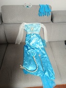 ELSA kraina lodu przebranie strój karnawałowy ,korona , rękawiczki , różycz