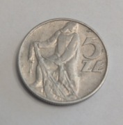 5 zł Rybak z roku 1974