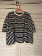 Bluzka w granatowe paski Tchibo 44/46