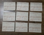 Kontrolny odcinek kuponu - pamiątka prl - 1987 r - kupon zbiórki makulatury