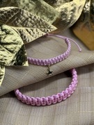 Bransoletka sznurkowa splot makramowy