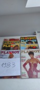 Czasopisma Playboy z 1983 roku