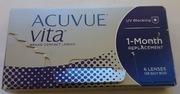 Soczewki 1-miesięczne Acuvue vita - 6 szt. +2.00